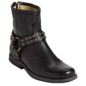 Frye Phillip Studded Harness Booties